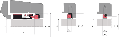 Торцевое уплотнение 2100S M 10 CAR/SIC/VITON в Краснодаре фото