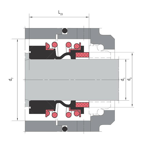 Торцевое уплотнение MG12-14 G60 BVEGG в Краснодаре фото