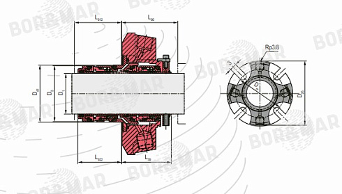 Торцевое уплотнение MS4610 в Краснодаре фото