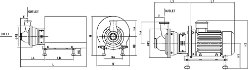 Самовсасывающий насос CIP-L-30-3